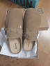 百思圖25復古休閑穆勒鞋平跟勃肯拖女拖鞋D3062BH5 卡其色 39 曬單實(shí)拍圖