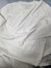 拇指白小T【李小冉三防T】二代長袖t恤男士2025秋冬純棉t恤女白小丅打底衫 三防-白色男款 2XL 曬單實拍圖