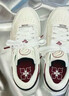 李寧月白3.0|胡先煦同款板鞋男復古秋冬休閑鞋小白鞋減震回彈運動(dòng)鞋 云白/紅(077款)-2 43 曬單實(shí)拍圖