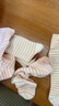 貝肽斯嬰兒襪子春秋款純棉過(guò)膝襪新生幼兒長(cháng)筒襪不勒腿寶寶高筒襪 條紋甜心兔-3雙裝 均碼 1-3歲【適合腳長(cháng)12-14cm】 曬單實(shí)拍圖