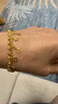 周大福捕夢(mèng)星爆閃蕾絲星星足金黃金手鏈(工費780)15cm 約7.55g EOF1890 曬單實(shí)拍圖