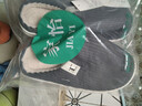家怡保暖棉拖鞋男舒適輕便毛絨厚底戶(hù)外居家棉鞋深灰44-45YLS812 曬單實(shí)拍圖
