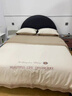 磨毛四件套全棉純棉2025新款床單被套輕奢高級秋冬季加厚床上用品 斯特爾-奶白+卡其 1.5m 床單款 （被套200*230cm） 曬單實(shí)拍圖