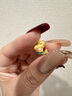 周大生腕美海洋系列黃金珍珠轉運珠熒光琺瑯美人魚(yú)尾生日禮物送女友 美人魚(yú)轉運珠(不配皮繩和熒光燈)1.1g 曬單實(shí)拍圖