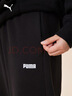 彪馬（PUMA）復古寬松直筒闊腿運動(dòng)褲男女秋冬休閑純棉針織長(cháng)褲692897 黑色-01 XL (185/82A) 曬單實(shí)拍圖