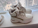 SUSTYLE奢侈高端品牌雪地靴女生厚底內增高2025冬季加絨加厚高幫運動(dòng)棉鞋 米杏絨 36 曬單實(shí)拍圖