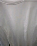 名創(chuàng  )優(yōu)品純棉長(cháng)袖t恤男春秋季純色圓領(lǐng)內搭衣服寬松休閑打底衫 白色 XL  曬單實(shí)拍圖