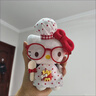 迪士尼正版廚師helloKitty包包掛件鑰匙扣眼鏡哈嘍kt貓玩偶公仔女生禮物 薯條小廚師套裝kitty【正版】 曬單實(shí)拍圖