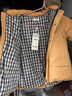 戴維貝拉（DAVE＆BELLA）保暖連帽90絨男童羽絨衣兒童冬裝寶寶羽絨服冬季外出服小男孩上衣 杏黃色DB15565-NN 100 cm（建議身高90-100cm） 曬單實(shí)拍圖