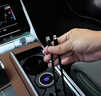 適用于奧迪A6L/A7車(chē)載手機充電器點(diǎn)煙器拓展塢汽車(chē)改裝快充擴展器 適用于-19-25款A6L/A7/A7L 【TYPEC+蘋(píng)果】超級快充-帶燈 曬單實(shí)拍圖