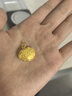 周生生黃金吊墜 足金長(cháng)命鎖寶寶周歲禮物 不含項鏈09300P 計價(jià) 3.4克 曬單實(shí)拍圖