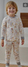 歐孕（OUYUN）嬰兒兒童睡衣男女童寶寶秋冬季家居服保暖秋衣套裝 月光謎語(yǔ) 90 曬單實(shí)拍圖