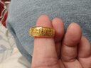 周生生黃金戒指 足金多福開(kāi)口戒 男女款生日禮物68259R計價(jià)6.3克 曬單實(shí)拍圖