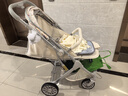 貝舒馳（BETSOCCI）嬰兒推車(chē)可坐可躺雙向超輕便攜折疊簡(jiǎn)易四輪手推車(chē)新生兒童嬰兒車(chē) 奶昔白.銀管-雙向推行-可坐躺 曬單實(shí)拍圖