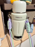 飛利浦（PHILIPS）25年新款無(wú)線(xiàn)便攜UV恒溫杯水壺 殺菌消毒嬰兒專(zhuān)用兒童保溫杯燒水杯 外出泡奶電熱水壺可燒開(kāi) 0.55L 【新芽綠】 曬單實(shí)拍圖