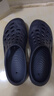 迪卡儂（DECATHLON）游泳男士涼鞋沙灘拖鞋洞洞鞋外穿NABD2028000深藍色網(wǎng)格款42碼 曬單實(shí)拍圖