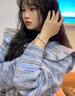 MZMZ白金手鏈女pt950鉑金時(shí)尚海洋之心手飾情人節生日禮物送女友老婆 海洋之心藍鋯款-輕奢 曬單實(shí)拍圖