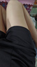 歌詩(shī)慧短褲秋冬女生外穿辣妹熱褲冬季黑色短褲加絨休閑褲高腰短褲配靴子 高腰西裝短褲【加絨】 S 曬單實(shí)拍圖