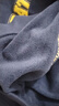 森馬（Semir）衛(wèi)衣女設(shè)計(jì)感圖案oversize發(fā)熱抑菌冬繡花抓絨上衣慵懶學(xué)院風(fēng) 中國藍(lán)80544（特寬松款介意可拍小一碼） S 曬單實(shí)拍圖