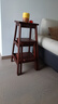 那瀾多好實(shí)木梯凳花架梯子兩用步梯家用折疊伸縮多功能登高梯加厚樓梯凳子 實(shí)木推拉 三步梯 曬單實(shí)拍圖