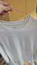 優(yōu)衣庫男裝HEATTECH EXTRA WARM棉混紡圓領(lǐng)T恤/9分袖保暖衣479450 479450/01乳白色 L 曬單實(shí)拍圖
