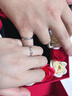 范琦（Fanci）戀愛頻率系列相愛同頻情侶戒指一對(duì)戒結(jié)婚生日表白禮物送男女友 曬單實(shí)拍圖