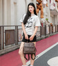 CHARLES&KEITH25秋新品大容量復古通勤繩結雙肩背包生日禮物CK2-60671790 Distressed Coffee咖啡色 M 曬單實(shí)拍圖