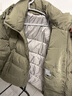 雪中飛高充絨連帽羽絨服男士冬季戶(hù)外出勤休閑三層保暖防寒科技羽絨外套 綠色 L (175) 曬單實(shí)拍圖