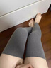 邁飛特德絨護膝女關(guān)節膝蓋保暖長(cháng)筒護小腿秋冬防寒護腿薄款老寒腿保護套 灰色加絨長(cháng)款-50cm 高彈不下滑 M碼【適合80-125斤】 曬單實(shí)拍圖