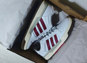 adidas ENTRAP美式校園風(fēng)運動(dòng)少年感復古籃球風(fēng)板鞋男女阿迪達斯 白色/藍色   42 曬單實(shí)拍圖
