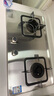 林內（Rinnai）燃氣灶【家電國家補貼20%】5kW大火力雙眼猛火灶具嵌入式一級能效天然氣 可調節灶2E08M 曬單實(shí)拍圖