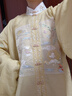 重回漢唐溶溶月豎領(lǐng)對襟襖馬面裙套裝原創(chuàng  )明制漢服女款秋冬款 淺黃色豎領(lǐng)對襟襖/預售 付款45天 L 曬單實(shí)拍圖