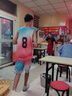梵括籃球服套裝男定制比賽隊服夏季球衣背心學(xué)生青少年運動(dòng)訓練服印字 B215藍桔-模特款（23號不退換） 【默認空板，定制請聯(lián)系客服】 曬單實(shí)拍圖
