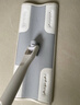 康多多satto靜電除塵拖把家政保潔阿姨專用夾抹布拖把免手洗家用一拖凈 【送布+干巾】白色加長(zhǎng)3節(jié)桿拖把 曬單實(shí)拍圖