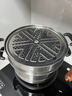 美的（Midea）蒸鍋不銹鋼三層蒸煮兩用湯鍋蒸魚(yú)饅頭包子家用蒸籠鍋蒸大閘蟹螃蟹 曬單實(shí)拍圖