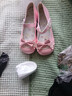 喵爪派對3.0 小貓吐司Lolita貓爪蝴蝶結貓頭鞋跟可愛(ài)甜美女單鞋 粉色 40 曬單實(shí)拍圖
