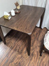 年林記憶 實(shí)木餐桌 北美黑胡桃木原木長(cháng)方形飯桌榫卯餐桌椅組合書(shū)桌茶桌子 餐桌160*80*76cm 曬單實(shí)拍圖