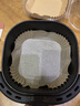 雙槍空氣炸鍋專(zhuān)用紙 烤盤(pán)烤箱耐高溫吸油紙 食品級加厚錫紙方形100只 曬單實(shí)拍圖