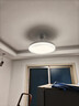 歐普（OPPLE）風(fēng)扇燈吊扇燈遙控LED照明Ra95餐廳臥室吊燈變頻低噪包安裝 冰風(fēng)白 曬單實(shí)拍圖