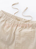 無(wú)印良品（MUJI）女式 彈力 燈芯絨 輕便直筒褲 褲子女款25年秋季女裝BE1Y5A5A 象牙色 M (160/66A) 曬單實(shí)拍圖