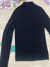 麥檬【雙11搶先購】MM懶人羊毛德國可機洗揚子100%羊毛無(wú)縫打底針織衫 半高領(lǐng)-黑色5G8933211 M 曬單實(shí)拍圖