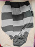 馬登工裝 復古撞色條紋連帽針織衫男秋季休閑百搭套頭衛衣學(xué)院風(fēng)毛衣 鉛灰條 L 曬單實(shí)拍圖
