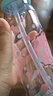 炊大皇水杯兒童女生吸管杯tritan塑料杯子大容量雙飲650ml（貓咪日記） 曬單實(shí)拍圖