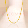 周六福足金999黃金項(xiàng)鏈女滿天星細(xì)款A(yù)A051318約4.54g45cm生日禮物計(jì)價(jià) 曬單實(shí)拍圖