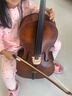 克莉絲蒂娜（Christina）大提琴兒童初學(xué)者專(zhuān)業(yè)級手工演奏級大學(xué)生成人樂(lè )器C04考級入門(mén)級 C04大提琴+琴包 1/2適合身高135cm左右 曬單實(shí)拍圖