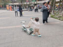貝趣兒童三輪車(chē)1-3歲腳踏車(chē)寶寶遛娃神器嬰兒推車(chē)溜溜車(chē)三合一手推車(chē) 【安全護欄+靠背推桿+遮陽(yáng)棚】 綠 推騎兩用0-6歲溜娃小孩自行車(chē) 曬單實(shí)拍圖