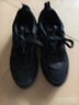 特步男子跑步鞋運動(dòng)鞋輕便減震防潑水革面跑鞋黑色 曬單實(shí)拍圖