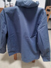 真維斯（JEANSWEST）夾克男春秋季時(shí)尚休閑開(kāi)衫連帽透氣耐磨簡(jiǎn)約男士外套 藍色 XL  曬單實(shí)拍圖