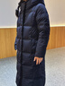 波司登（BOSIDENG）25新款90鵝絨羽絨服女長(cháng)款經(jīng)典商務(wù)連帽寬松保暖外套B250244174 黑色8056 M 165/88A 體重約110-120斤 曬單實(shí)拍圖