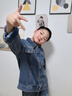馬克華菲童裝男童套裝秋裝兒童牛仔外套春秋款2025新款男孩秋季帥氣中大童 藍K01+藍K01 110 曬單實(shí)拍圖